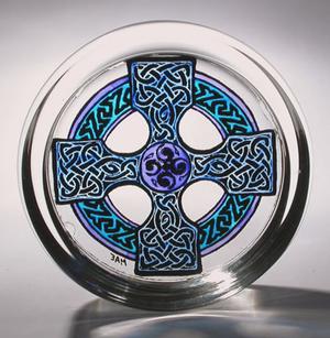 Celtic Cross Blue