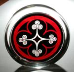 Pugin Motif Red
